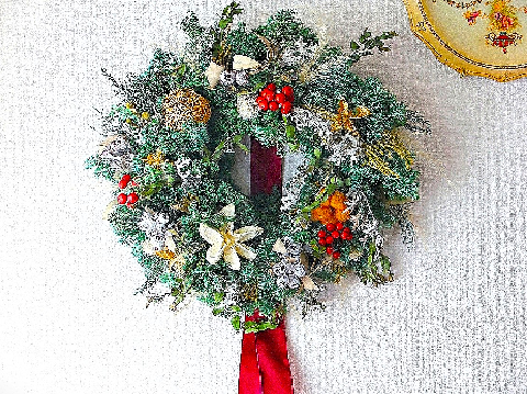 クリスマスをもっと楽しむリース作り